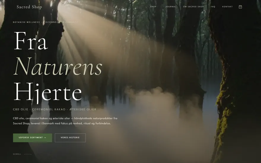 Sacred Shop webshop